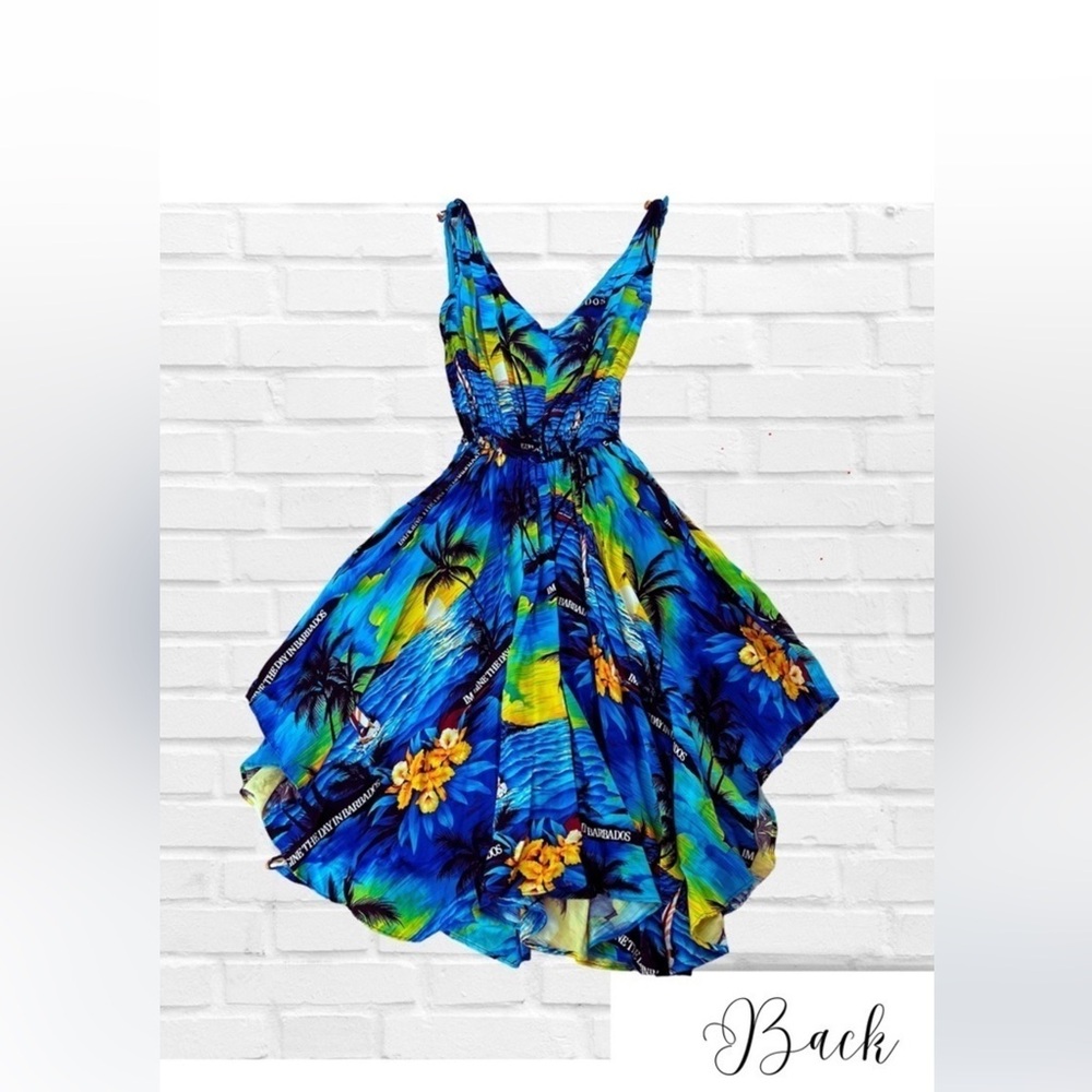 Tropical Sun Dress for island vacays or cruises! - Picture 3 of 5